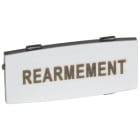 Legrand - Insert Osmoz avec texte - alu - petit modèle avec marquage REARMEMENT