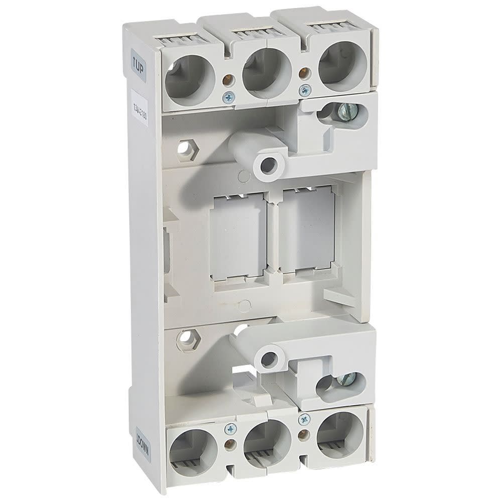 Legrand - Base prises arrière méplat pour DPX250 3P seul rendu extractible par alvéoles