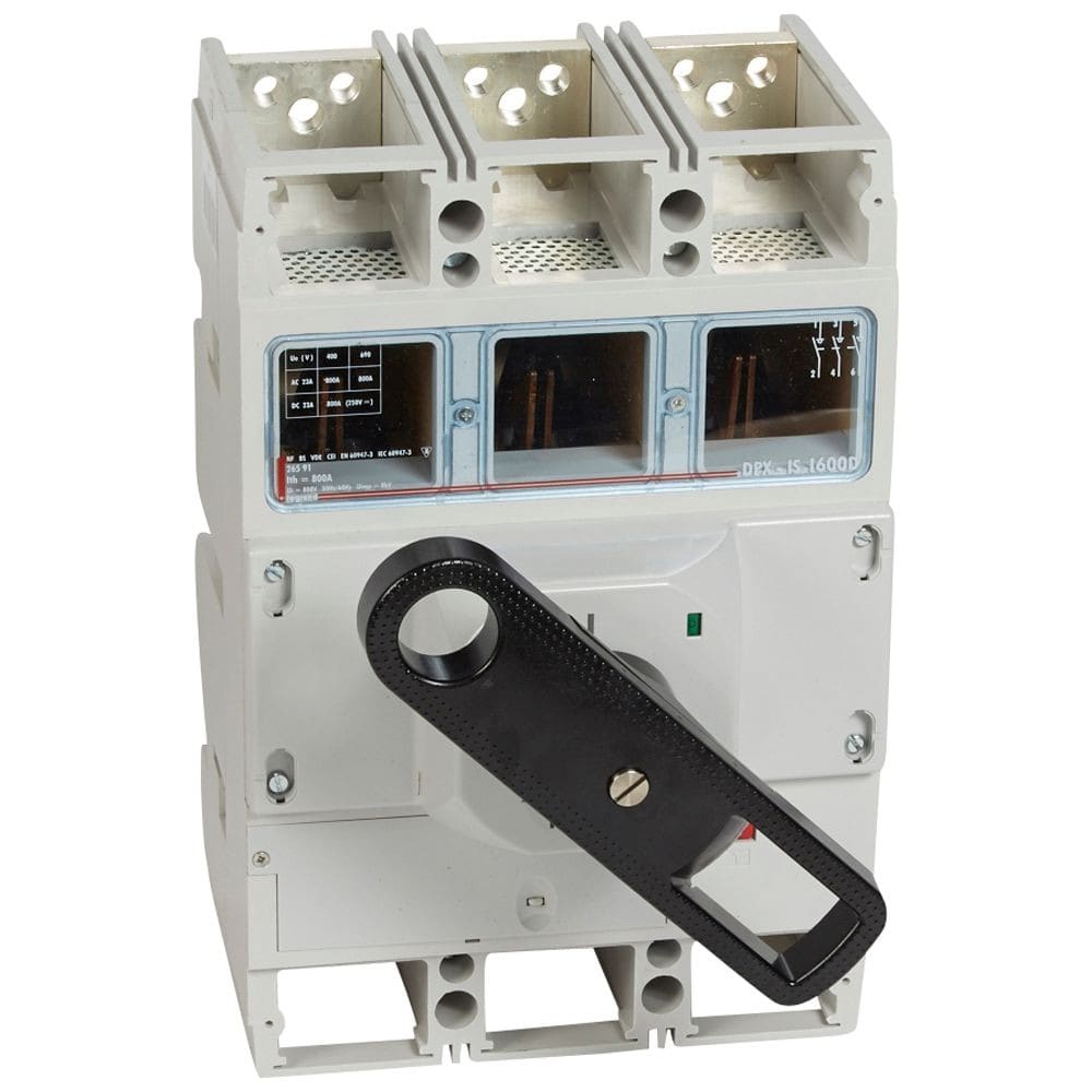 Legrand - Interrupteur-sectionneur DPX-IS1600 à déclenchement commande frontale - 3P 800A