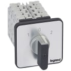 Legrand - Commutateur - inverseur avec arrêt 45° - PR 26 - 4P - 8 contacts - fixation vis