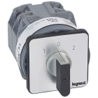 Legrand - Commutateur - inverseur avec arrêt 45° - PR 40 - 2P - 4 contacts - fixation vis