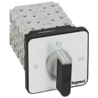 Legrand - Commutateur moteur 3P - démarreur 2 vitesses - PR 26 - 0-PV-GV - fixation vis