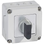 Legrand - Commutateur à cames inter marche/arrêt PR12 - 1P - 1 contact - boîtier 76x76mm