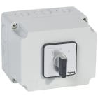 Legrand - Commutateur à cames inverseur - arrêt 45° PR40 -3P -6 contacts -boîtier 135x70mm