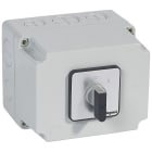 Legrand - Commutateur à cames inverseur - arrêt 45° PR63 -3P -6 contacts -boîtier 135x70mm