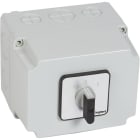 Legrand - Commutateur à cames inverseur - arrêt 45° PR63 4P 8 contacts - boîtier 135x70mm