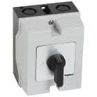 Legrand - Commutateur à cames 3 directions position arrêt PR12 2P 6 contacts -96x120mm