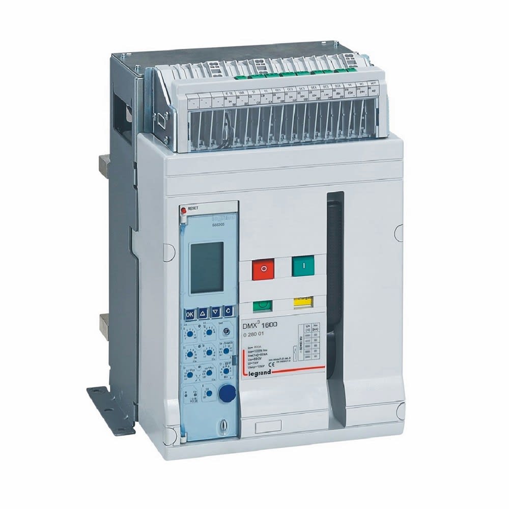 Legrand - Disjoncteur ouvert fixe DMX31600 pouvoir de coupure 42kA 415V~ - 3P - 800A