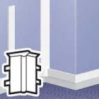 Legrand - Angle intérieur variable pour moulure DLPlus 75x20mm - blanc