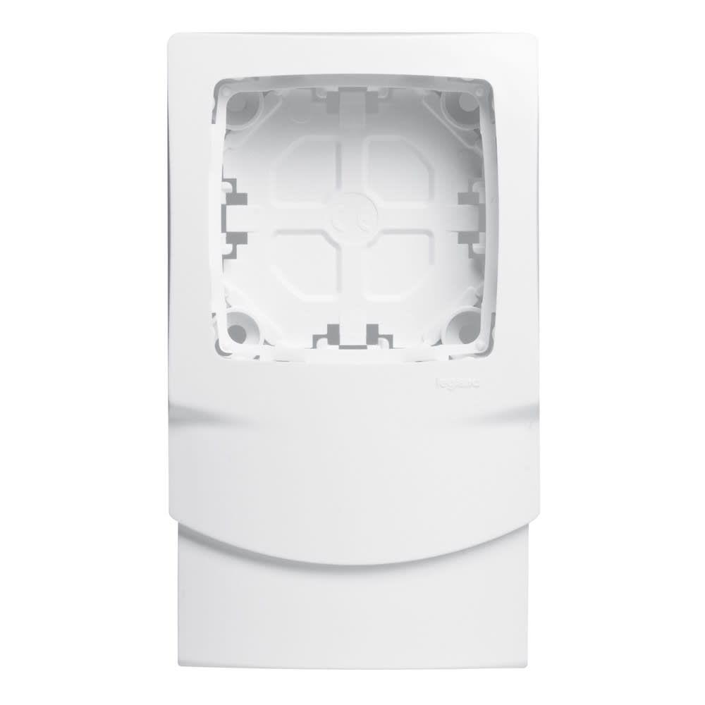 Legrand - Cadre Appareillage saillie 1 poste pose long moulure DLPlus ép. 12,5mm - blanc
