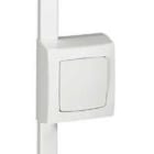 Legrand - Cadre Appareillage saillie 1 poste pour moulure DLPlus épaisseur 20mm - blanc