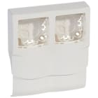 Legrand - Cadre Appareillage saillie 2 postes pose long plinthes DLPlus épaisseur 20mm