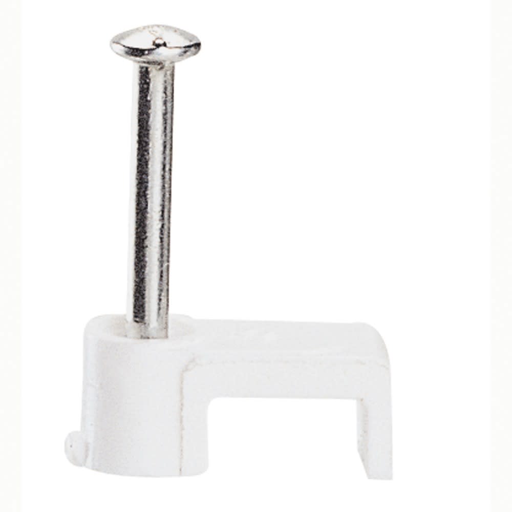 Legrand - Attache Fixfor blanche pour câble méplat 2x1mm²