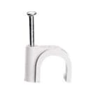 Legrand - Cavaliers Multifix x 20 - souples - pour câble Ø5mm à Ø7 mm - blanc