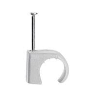 Legrand - Cavaliers Multifix x 100 - souples - pour câble Ø5mm à Ø7 mm - Gris