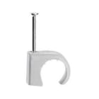 Legrand - Cavaliers Multifix x 100 - souples - pour câble Ø5mm à Ø7 mm - Gris