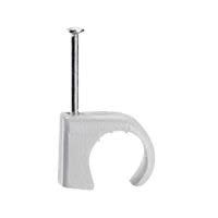Legrand - Cavaliers Multifix x 100 - souples - pour câble Ø14mm à Ø20 mm - gris