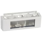 Legrand - Cadre Mosaic 6 modules pour toutes moulures DLPlus - blanc