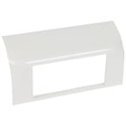 Legrand - Support Mosaic 4 modules pour pose sur plinthe DLP 140x35mm - blanc