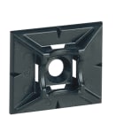 Embase adhesive noire Colring pour colliers largeur 4,6mm maxi
