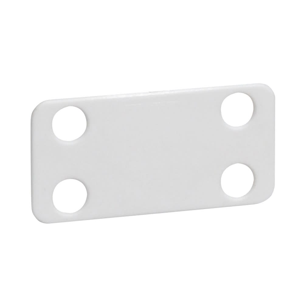 Legrand - Plaque d'identification blanche Colring 38,5x19mm - colliers largeur 4,6mm maxi