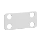 Legrand - Plaque d'identification blanche Colring 38,5x19mm - colliers largeur 4,6mm maxi