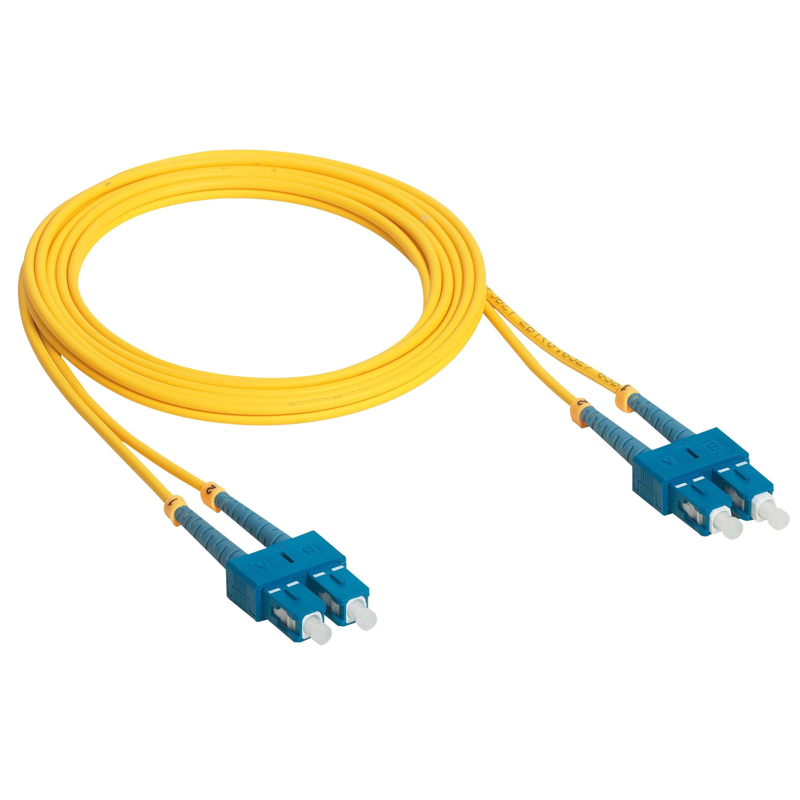 Legrand - Cordon optique OS1/OS2 ( UPC ) monomode LCS3 duplex SC/SC - longueur 1m