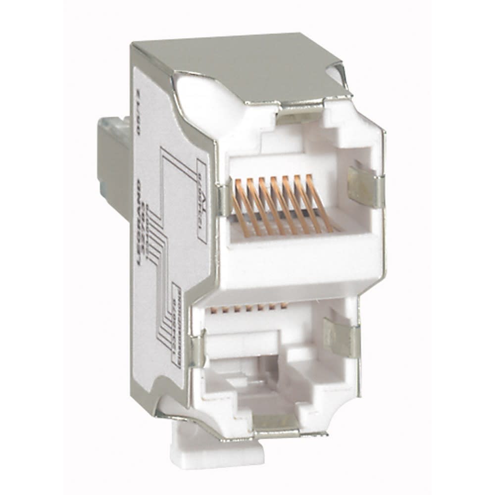Legrand - Doubleur saillie de RJ45 à télévision et réseau informatique ou téléphone