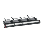 Legrand - Panneau de brassage droit 19pouces 1U LCS3 cat6A avec 24 connecteurs RJ45 STP
