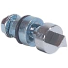 Legrand - Empreinte métal pour armoire Altis - triangle mâle 6,5mm
