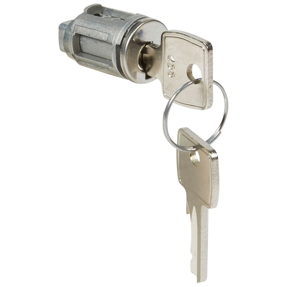 Legrand - Barillet à clé pour poignée 034771 et 034772 pour armoire Altis - pour clé n°455