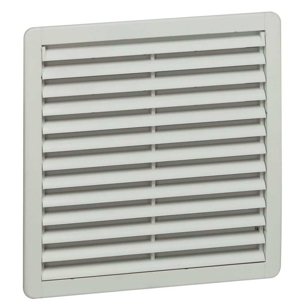 Legrand - Ouïe d'aération plastique avec filtre G3 IP54 - RAL7035 - 150x150mm