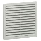 Legrand - Ouïe d'aération plastique avec filtre G3 IP54 - RAL7035 - 150x150mm