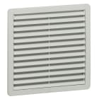 Legrand - Ouïe d'aération plastique avec filtre G3 IP54 - RAL7035 - 250x250mm