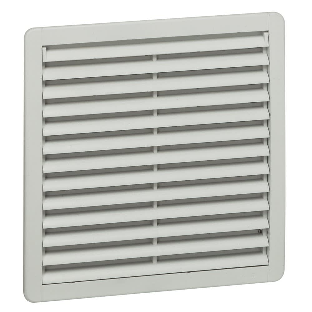Legrand - Ouïe d'aération plastique avec filtre G3 IP54 - RAL7035 - 325x325mm