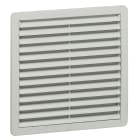 Legrand - Ouïe d'aération plastique avec filtre G3 IP54 - RAL7035 - 325x325mm