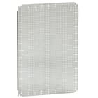 Legrand - Plaque Lina 12,5 pour coffret Atlantic , Atlantic Inox hauteur 1400xlargeur 800