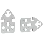 Legrand - Pattes fixation murale (4) - pour coffret Atlantic - 300 kg - anti-corrosion