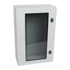 Legrand - Coffret Atlantic métal IP66 IK10 RAL7035 - porte vitrée 600x400x200mm et plaque