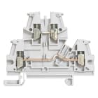 Legrand - Bloc jonction de passage vis Viking3 2 jonctions 2 étages 2,5mm² - pas 5mm -gris