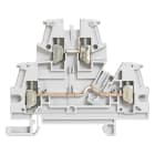 Legrand - Bloc jonction de passage vis Viking 3 2 jonctions 2 étages 4mm² - pas 6mm - gris