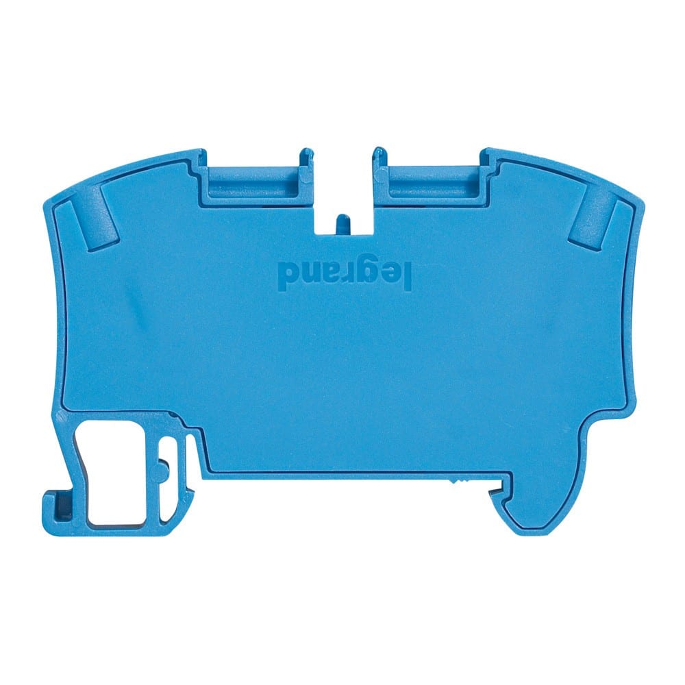 Legrand - Bloc jonc Viking 3 à ressort - 1 jonc/2 conduct - 1entr/1sortie - bleu - pas 10