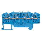 Legrand - Bloc jonc Viking 3 à ressort - 1 jonc/4 conduct - 2entr/2 sort - bleu - pas 6
