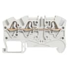 Legrand - Bloc jonc Viking 3 à ressort - 1 jonc/3 conduct - 1entr/2 sort - gris - pas 6