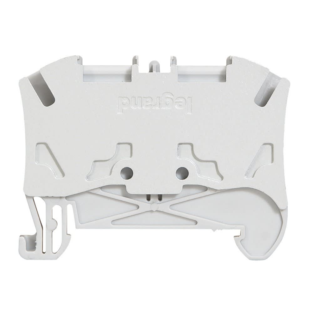 Legrand - Bloc jonc Viking 3 à ressort - 1 jonc/2 conduct - 1entr/1sortie - gris - pas 6
