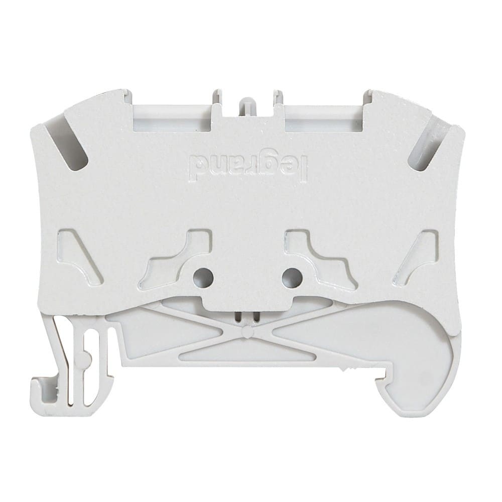 Legrand - Bloc jonc Viking 3 à ressort - 1 jonc/2 conduct - 1entr/1sortie - gris - pas 8