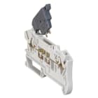 Legrand - Bloc jonc Viking 3 à ressort - pr cartouche fusible 5x20 gris - pas 6