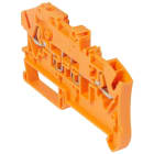 Legrand - Bloc jonc Viking 3 à ressort - circuit non coupé/mini-sectionneur-orange - pas 6