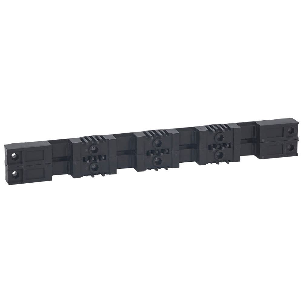 Legrand - Support isolant volant VX3 entraxe 125mm barre aluminium en C alignée en armoire