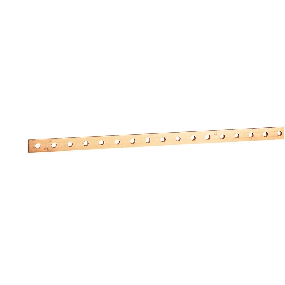 Legrand - Barre cuivre plate rigide - 32x5mm - 450/400A admissibles - L. 1750mm